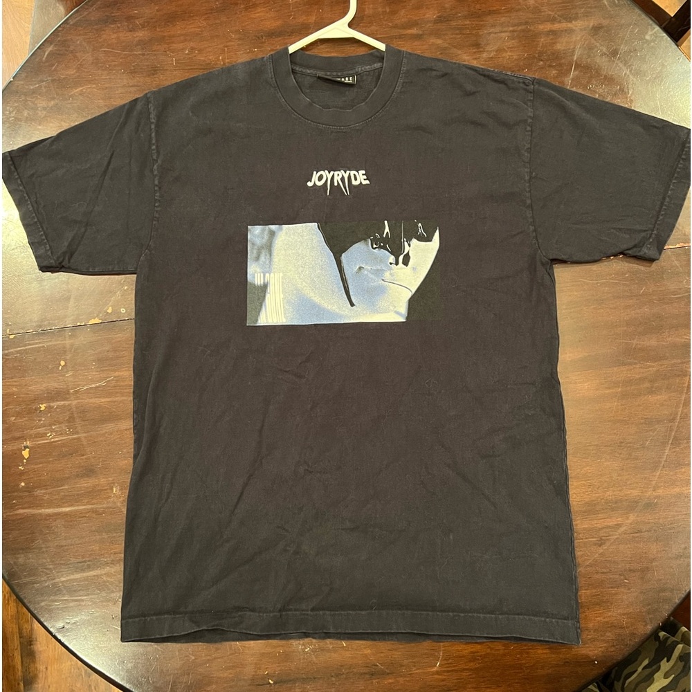 LIKE NEW JOYRYDE BLUE DRIP T OVERSIZED MEDIUM